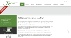 Desktop Screenshot of krone-thun.ch